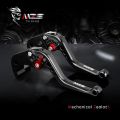MZS Black Motorcycle Brake Clutch Levers Adjustable Short Compatible with GROM MSX125 14-23 | CBR250R 11-15 | CBR300R CB300F 14-21 | CBR500R CB500F CB500X 13-21 | CB300R/Monkey 18-22. 
