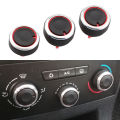 For Peugeot 307 Citroen C-triomphe C4 Switch Knob Heater Climate Control Buttons Dials Frame AC Air Con Cover Heat. 