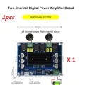 DC 12V 24V TPA3116D2 Digital Dual Channel Amplifier Board Stereo Audio  Module XH-M543 120Wx2 Subwoofer Audio Board Amplifier. 