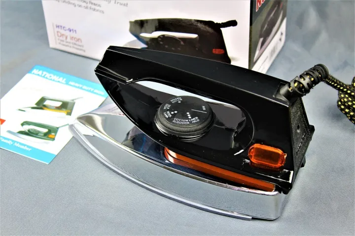 Ultra Fast - Iron - Light Weight Iron - Dry Iron - Electric Iron -1000 Watt - Home Appliances - istari iron - Black Color - Portable Iron - Non Stick Iron - Majestic Casa Iron