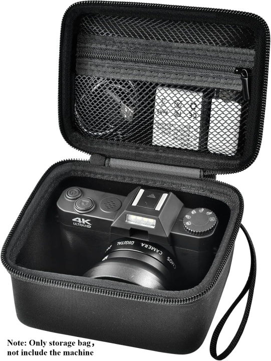 Vlogging Camera Case Compatible with for Duluvulu/for VJIANGER/for JGIPL/for TEBNGIHNM 4K Digital Cameras for Youtube (Box Only)