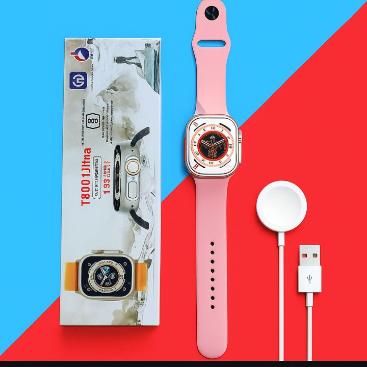 T800%20Watch%208%20Ultra%201.99%20inch%20Infinity%20Display%20Series%208%20Full%20Touch%20Screen%20Bluetooth%20Call%20Pink%20Color%20Wireless%20Charging%20Smartwatch%20-%20Image%202