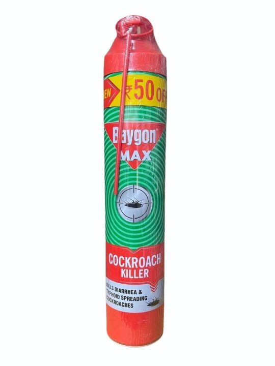 Baygon MAX Cockroach Killer 625ml Kills Diarrhea & Typhoid spreading cockroaches