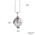 The Vampire Diaries Necklace Elena Gilbert Fashion Vervain Verbena Pendant Photo Locket Jewelry Men Women Christmas Party . 