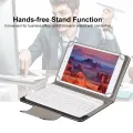 Universal Wireless Bluetooth Keyboard with Leather Case Stand Cover for iPad 7 8 Inch 9 10 Inch Tablet for iOS Android Windows. 