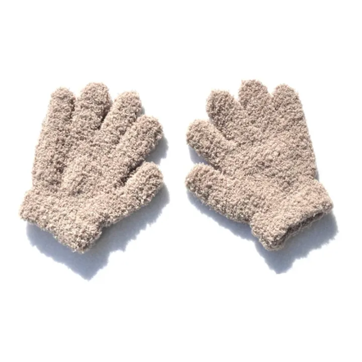 New%201-4Y%20Kids%20Gloves%20Winter%20Baby%20Plush%20Coral%20Gloves%20Toddler%20Full%20Fingers%20Cute%20Mittens%20Warm%20Windproof%20Glove%20For%20Boys%20Girls%20-%20Image%207