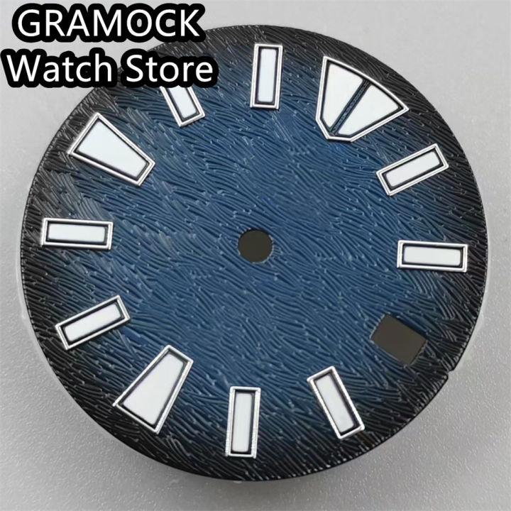 GRAMOCK%2029mm%20NH35%20Dial%20Sterile%20Watch%20Dial%20C3%20Green%20Luminous%20Fit%20NH35%20Automatic%20Movement%203.0%20O'Clock%20Crown%203.8%20O'Clock%20Crown%20-%20Image%204