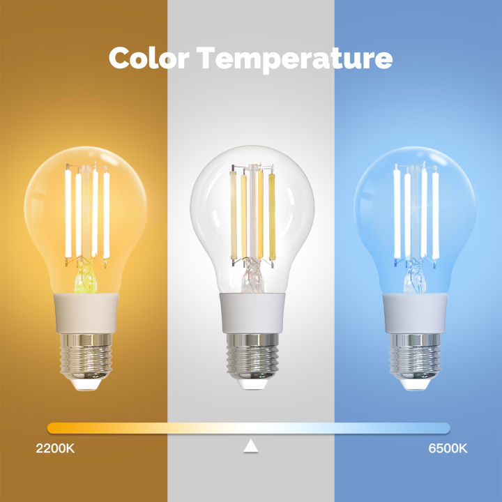 MOES%20Tuya%20Matter%20E27%207W%20Smart%20LED%20Filament%20Bulb%20806Lm%20Dimmable%202700K-6500K%20Adjustable%20White%20Voice%20Control%20Alexa%20%20Home%20-%20Image%202