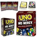 ONE FLIP! Board Games UNO Card Game uno No mercy Super Mario Christmas Card Table Game Playing for Adults Kid Birthday Gift Toy. 