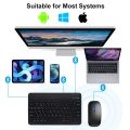 2027 Super New Hebrew/English Portable 10 inch Wireless Keyboard and Keyboard set For iPad  Tablet Laptop IOS Android. 