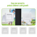 MIRTHBABY Baby Safety Window Slide Locks For Kids Child Proof Patio Sliding Glass Door Lock White.
