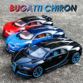 1/32 Bugatti Chiron Alloy Sport Car Toy Models Diecast Metal Miniature Vehicles With Sound Light Pull Back Collectible Toys Cars. 