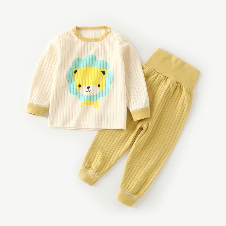 Autumn%20Baby%20Cotton%202-Piece%20Pajama%20Set%20Long%20Sleeve%20Top%20High%20Waist%20Pants%20Kids%20Sleepwear%20Home%20Clothes%20Outfit%20Boys%20Girls%20Underwear%20-%20Image%204