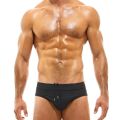 Mens Bikini Swimwear Mesh Hollow Out Swimsuit Drawstring Low Waist Swim Briefs Transparent Surfing Shorts Beachwear.