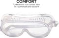 Eyes Protection Goggles with Seller warranty Transparent Fully Enclosed Anti-Impact Safety Glasses Anti-Fog Sand-Proof Water-Proof Goggles With Adjustable Headband. 