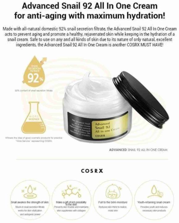 COSRX%20Advance%20Snail%2096%20Mucin%20Power%20Essence%20and%20Advance%20Snail%2092%20All%20in%20One%20Cream%20SET%20100,100ML%20&%20200ML%20-%20Image%205