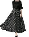 Ladies Casual Long Skirts/Women's black Skirts. 