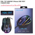 Ydk-T97 arrow X mouse USB 7key 7200DPI RGB (black). 