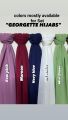 HIJAB NAQAB AND CAP  SET (3 PCS). 