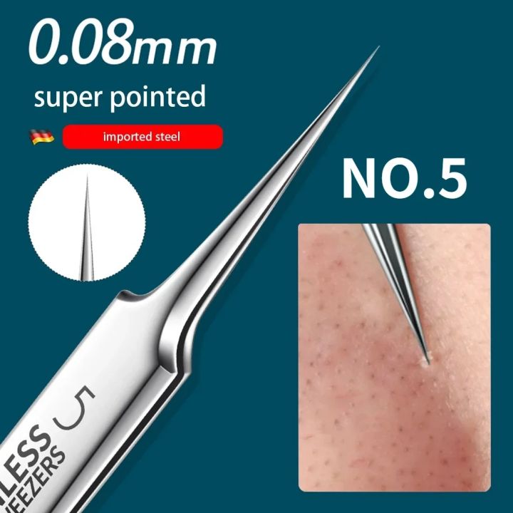 German%20Ultra-fine%20No.%205%20Cell%20Pimples%20Blackhead%20Clip%20Tweezers%20Beauty%20Face%20Health%20Salon%20Special%20blackhead%20remover%20Acne%20Needle%20Tool%20-%20Image%203