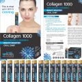 Collagen 1000 Beauty Booster Biotin With Vitamin C & E - Best Anti-aging Beauty Booster - Best Collagen for Full Body Whitening & Skin Tightening - Collagen Booster Elasticity Supplement - (Pack of 3). 