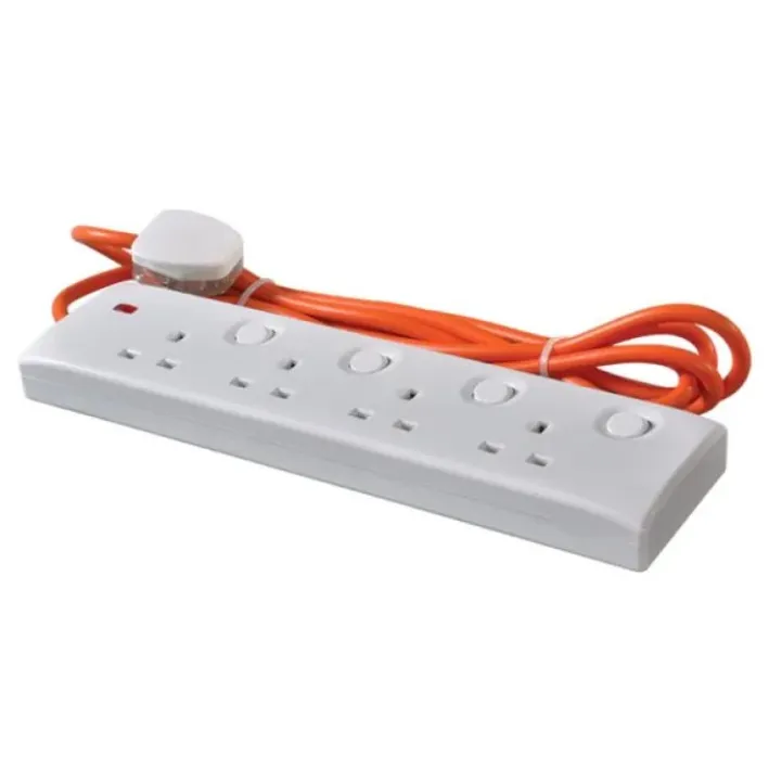ORANGE%20-%20Extension%20Wire%20Cord%203%20Meters%204Way%20-%2013A%20Trailer%20Multi%20Socket%20-%20Multi%20Plug%20Power%20Strip%20-%20Fused%20Plug%20Top%C2%A0%20-%20Image%202