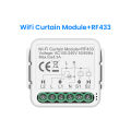 GIRIER Tuya Smart ZigBee/Wi-Fi RF433 Curtain Switch Module for Electric Roller Shutter Blind Motor 1/2CH Works Alexa Hey . 