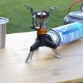 Camping Gas Stove Adapter Connector Portable Folding Tank Tripod Stand Stainless Steel Outdoor Hiking Backpacking Cooking Gear.