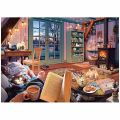1000 Pieces Warm Home Jigsaw Puzzles for Adults Home Decor Games Family Fun Floor Puzzles Educational Toys for Kids.