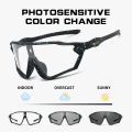OMEKOL Brand New UV Protection Photochromic Cycling Glasses Bicycle Eyewear Men Women Mtb Bike Baseball Sports Sunglasses.