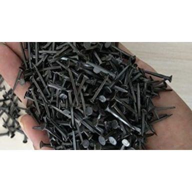 12,24,50,100, Pcs 1 inch  Shoe Tacks Nails - Timiy Iron Nails Tacks Cut Tacks Designed for Shoe Boots Heels Repair Black Fasteners Kheel Iron Chappal Sandal Shoes Wood Fly board Nail
