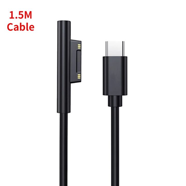 For%20Microsoft%20Surface%20Pro%20X/8/7/6/5/4/3/Go/Book%20to%20USB%20Type%20C%20PD%20Fast%20Charging%20Adapter%20Tablet%20Magnetic%20Converter%20Charger%20Adapter%20-%20Image%207