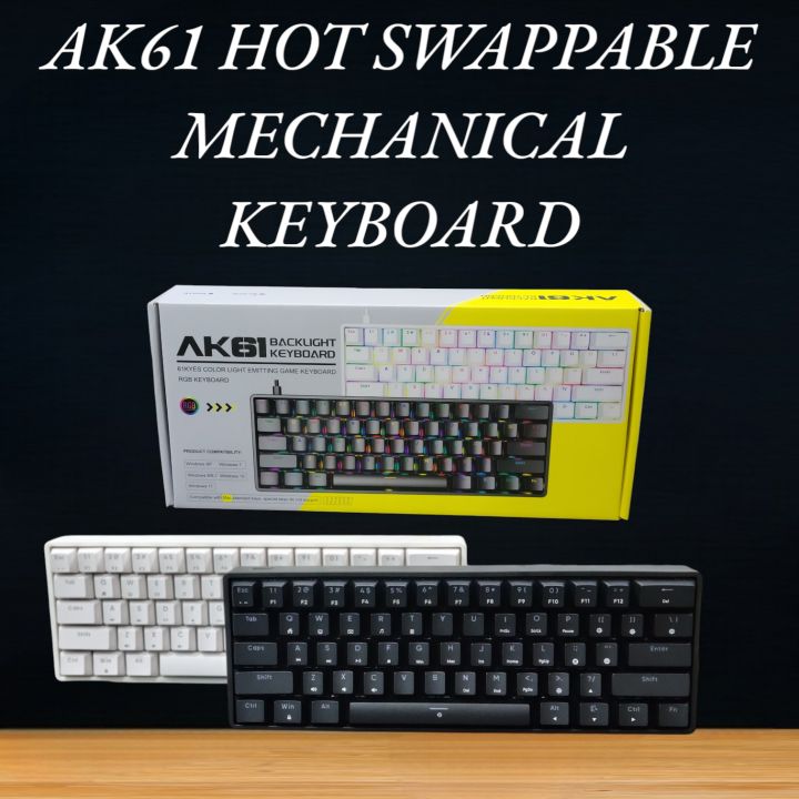 AK61%20Hot%20Swappable%20Mechanical%20Keyboard%2060%25%20Layout,%20Hot%20Swappable%20keys%20easy%20to%20reinstall%20Keys,%20Blue%20Switches,%20-%20Image%202