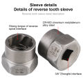 26Pcs/Set Bolt Nut Socket Wrench Removal Tools Electric Drill Bits Torque Wrench Drive Damaged Screw Extractor Car Repair Tools. 