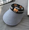 Straw Hat sun visor kids big brim sun hat Korean children's hats ready to ship. 