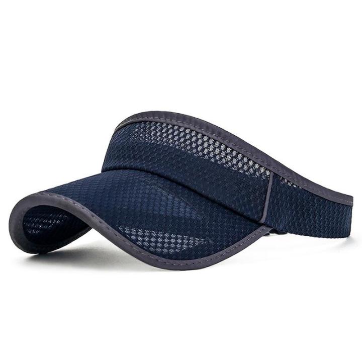 Summer%20Sports%20Sun%20Hats%20Men's%20Cap%20Adjustable%20Visor%20Uv%20Protection%20Empty%20Top%20Tennis%20Running%20Sunscreen%20Mesh%20Brim%20-%20Image%207