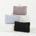 New Women Bling Crystal Clutch  Plain Party Purse For Wedding /Party. 