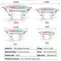 15W ZigBee Smart Ceiling Light RGB Tuya WiFi Bluetooth LED Downlights Recessed Spotlight Alexa Lamp Control  Home. 