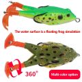 Surface Tractor Rotating Propeller Frog Road Subbait Floating Eater Bait Soft Bait Blackfish 12g Rotating Thunder Frog. 