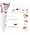 hatteker rscw 2018 body groomer, Painless 3-in-1 Women Shaver Hair Remover for Face, Legs and Underarm, Portable Waterproof Bikini Trimmer Wet and Dry Cordless Lady Hair Removal. 
