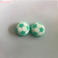 2 Pcs Non-Slip Silicone Football Shape Cap For PS4 PS5 Xbox 360 Game Controller Grip Thumb Remote Stick Cap Replacement Parts.