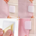 2Pcs Shower Curtain Clips Curtain Edge Retainers Curtain Holders Wind Fixed Hook Shower Curtain Clamp Bathroom Accessories.