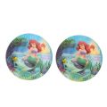 Mermaid Party Plates 10pcs / Happy Birthday Party Plates 10pcs/ Mermaid Party Decor/ Mermaid Party Tableware. 