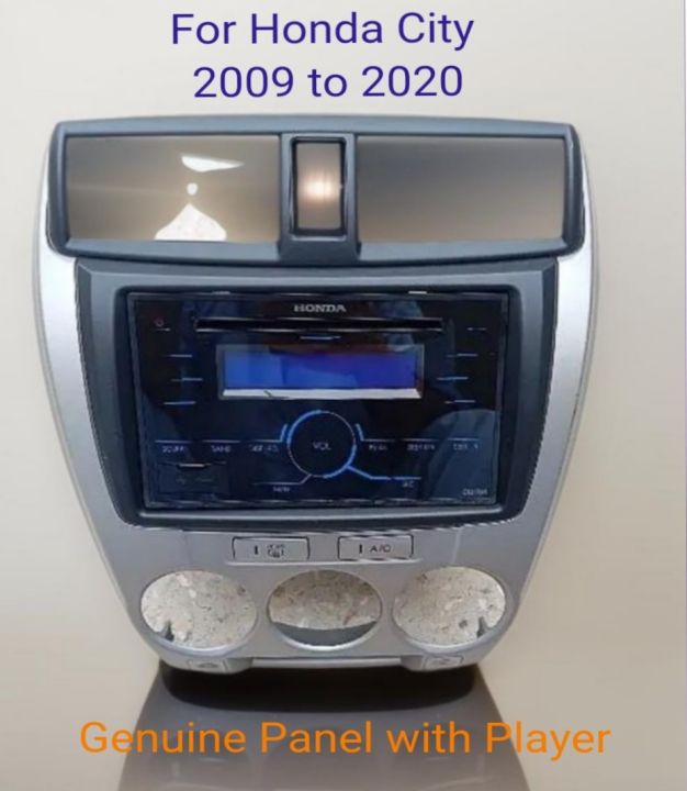 Honda City 2009 to 2020 Original Dash Board Panel with Original Player LCD Panel Clarion USB and Aux Player Radio MP3