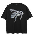 T-Shirt Streetwear X-Ray Hornet Graphic T Shirt Cotton Hipster Men Tshirt Unisex Tops Tees Black Hip Hop. 