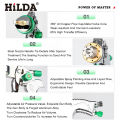 HILDA HVLP Spray Gun 1.4/1.7/2.0/2.5mm Steel Nozzle Gravity Spray Gun DIY Spray Paint Kit Home Car Paint Spray Gun Tools. 