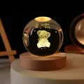Crystal Ball Lamp - Bear. 