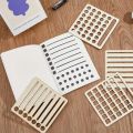 4Pcs 4 Style Speedy Spread Journal Stencils Calendar Tools Templates DIY Journals Notebook Schedule Templates for Journaling. 