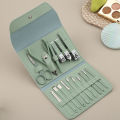 Complete Nail Clipper Set, 19 Pieces, Nail Clipper Set, Cut Nails, Cut Nose Hair, Cut Calluses, Luxury Bag. Multifunctional Nursing Tools Set of 19 Nail Clippers. 