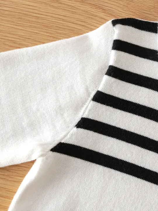 1-piece%20set%20of%20boys'%20and%20boys'%20college%20style%20lapel%20striped%20thin%20sweater%20knitted%20sweater%20suitable%20for%20school%20daily%20leisure%20in%20aut%20-%20Image%204